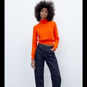 Zara Orange Sweater